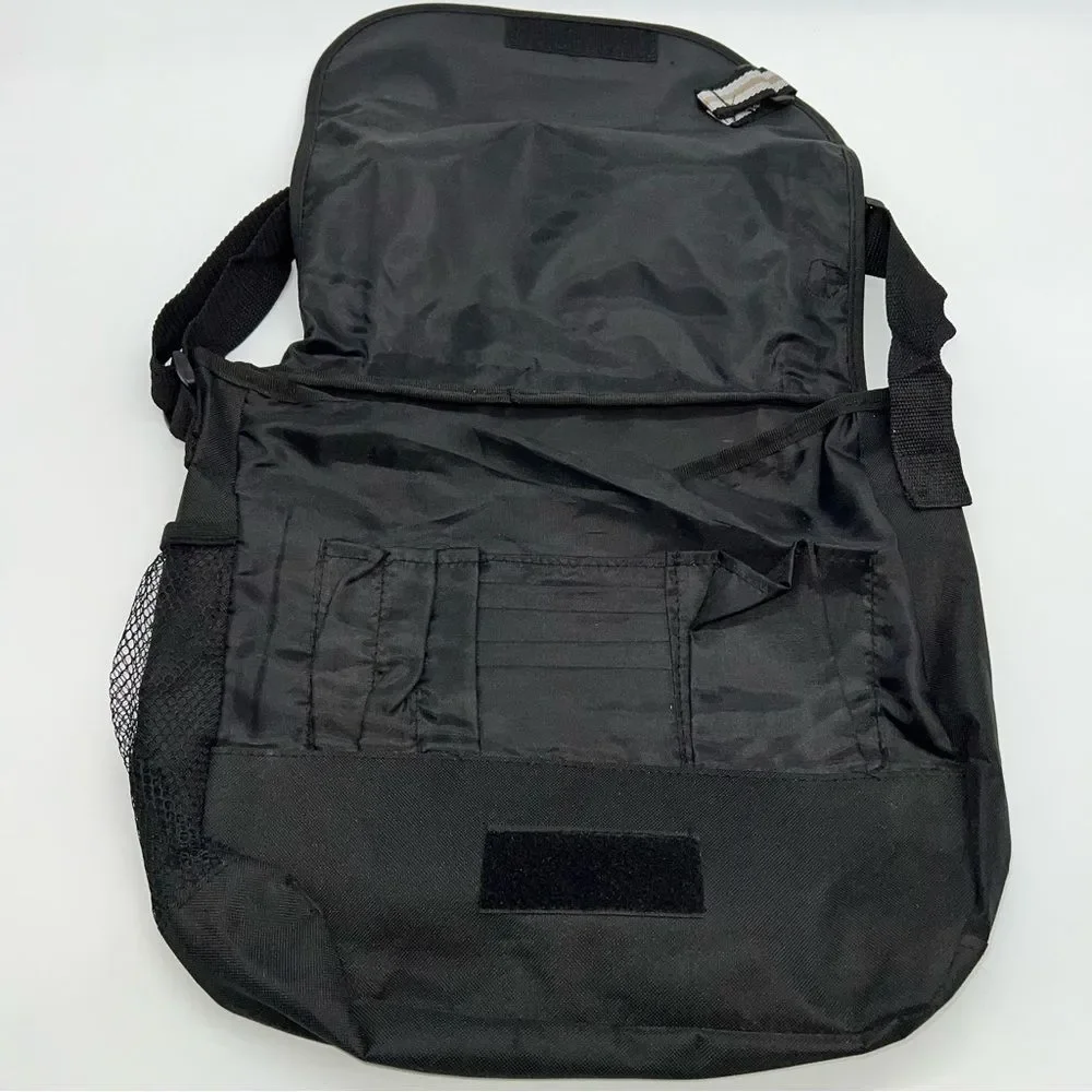 Leed's Lightweight Casual Messenger Bag w/Library Name on Front w/Adjust. Strap